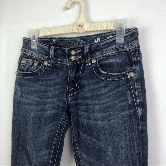 Miss Me | Women’s Fallen Angel Embellished Wings Bootcut Jeans - Picture 5 of 16